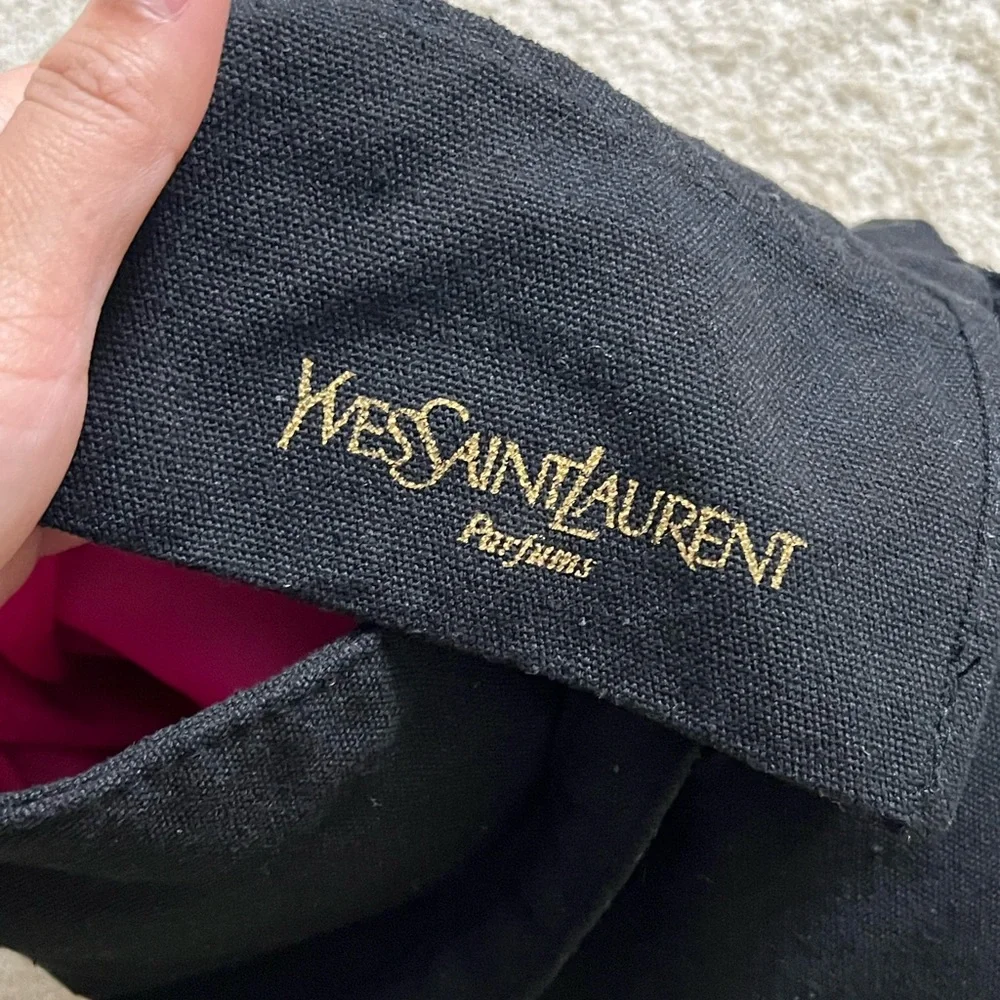 Yves Saint Laurent (GWP) Black Fabric with Gold Embroidery - Picture 2 of 6